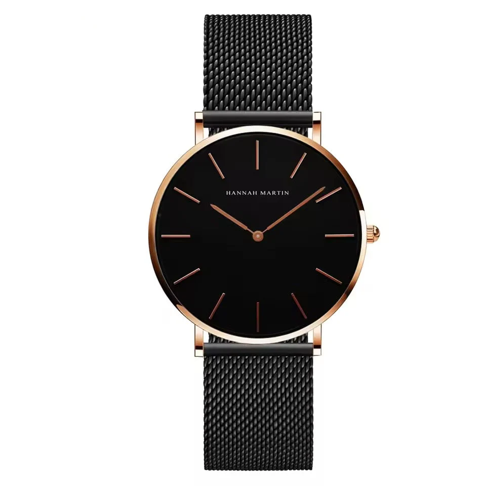 Luxurious Rose Gold Quartz Timepiece Alongside Bracelet - Image 14