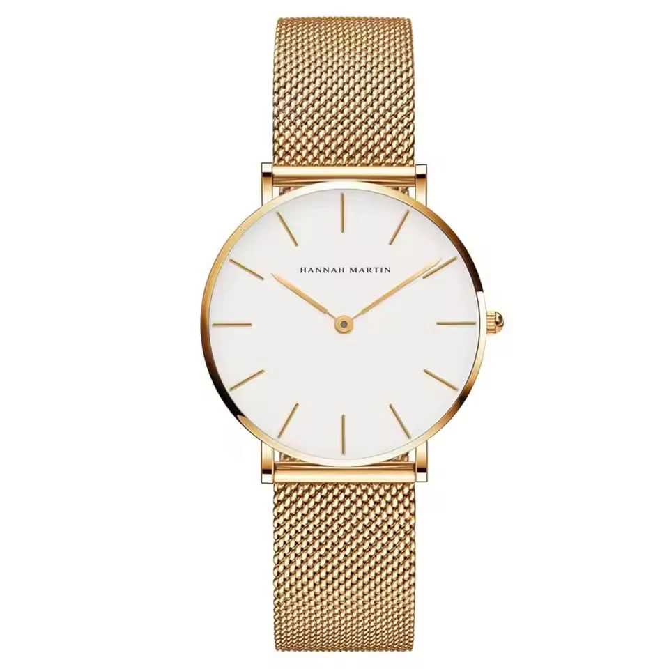Elegant Rose Gold Wristwatch Featuring Quartz Movement - Image 14