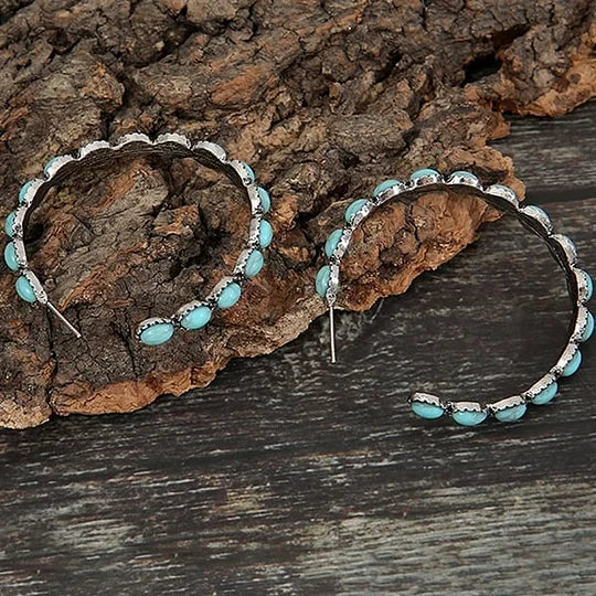 Vintage Turquoise Earrings - Image 3